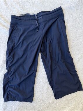 Lululemon Joggers - Navy Blue Activewear Crop Pants